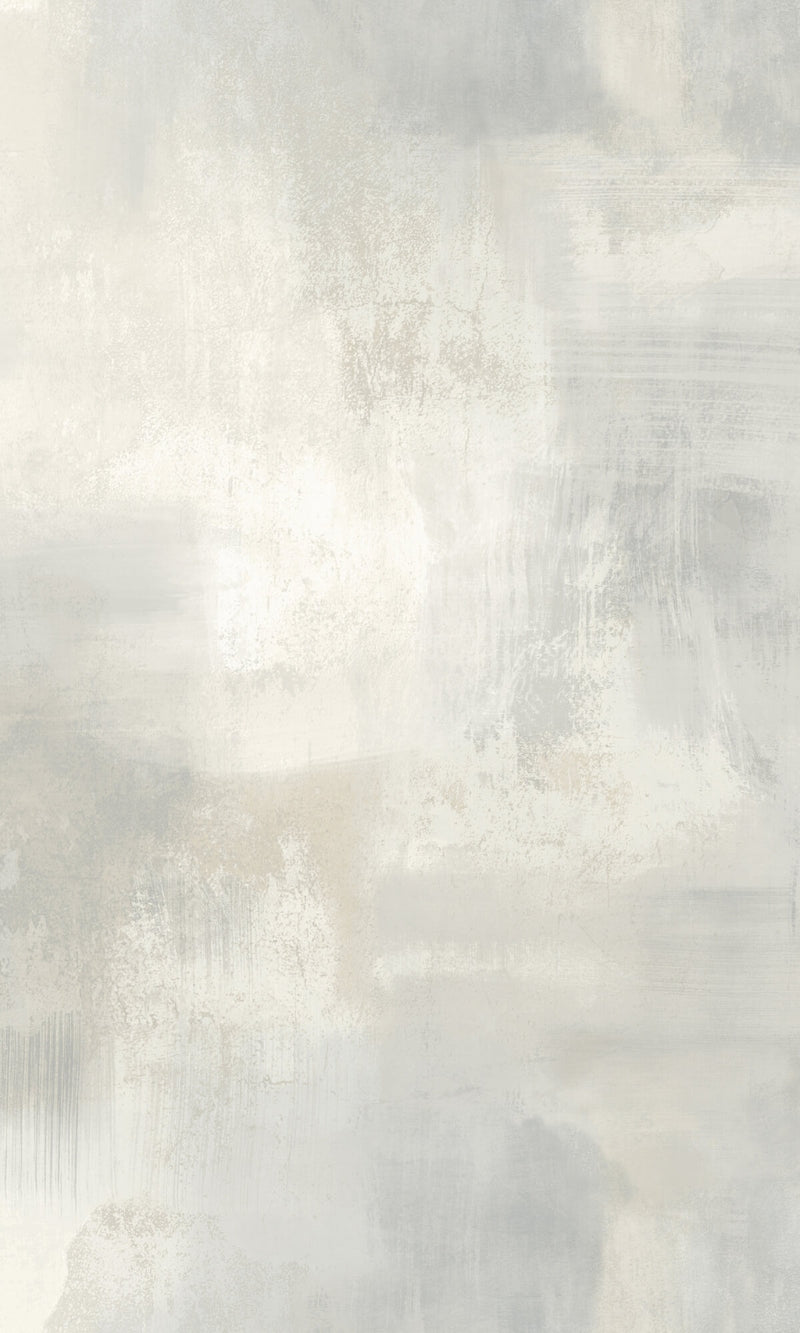 media image for Asperia Plain Concrete Textured Wallpaper in White 254