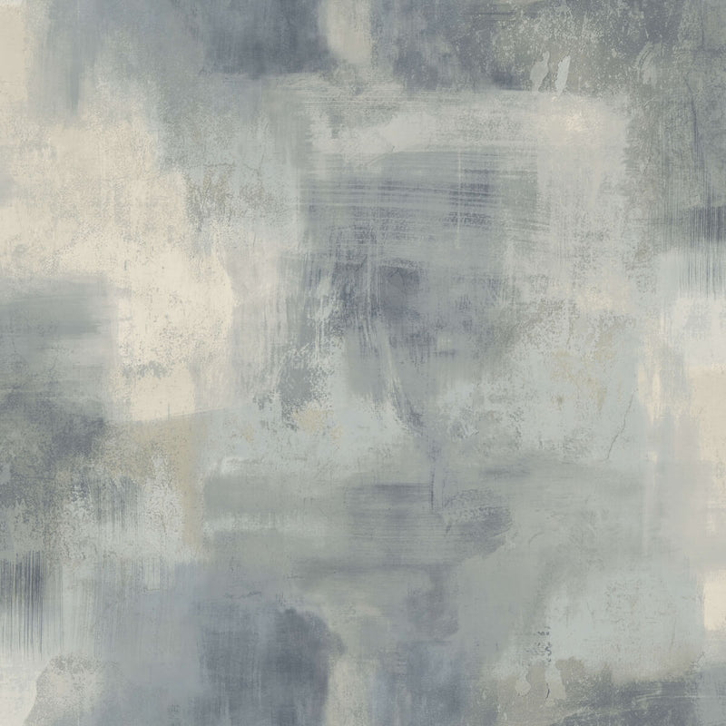 media image for Asperia Plain Concrete Textured Wallpaper in Blue 242