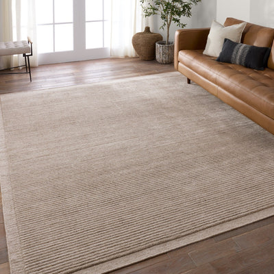 product image for Racka Vayda Outdoor Handwoven Light Brown Rug By Jaipur Living Rug157256 5 45