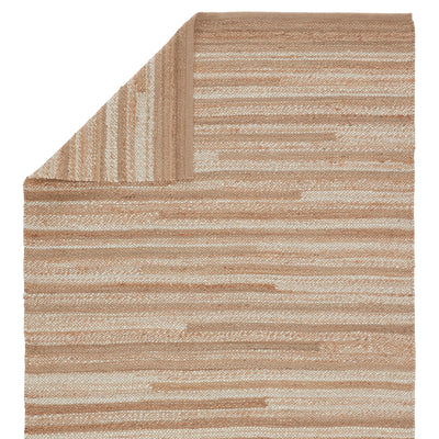 product image for Avena Natural Striped Beige & Cream Rug by Jaipur Living 37