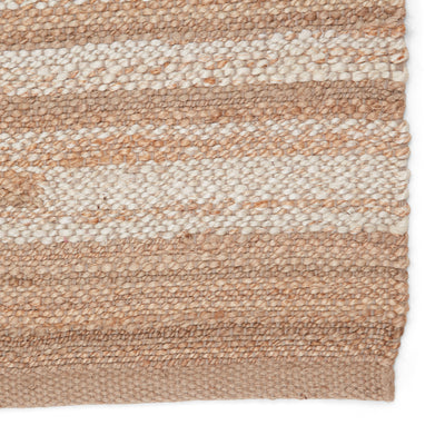 product image for Avena Natural Striped Beige & Cream Rug by Jaipur Living 11