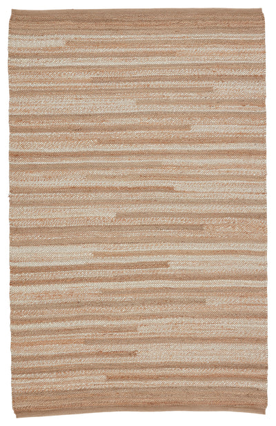 product image for Avena Natural Striped Beige & Cream Rug by Jaipur Living 27