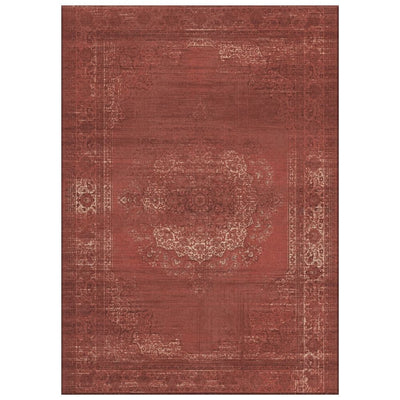 product image of Red Blue Floral Garden Traditional Area Rug 536
