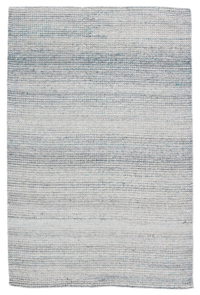 product image of Crispin Indoor/Outdoor Solid Blue & White Rug by Jaipur Living 525