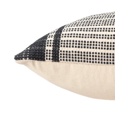 product image for zita striped cream black down pillow by jaipur living plw103998 2 8