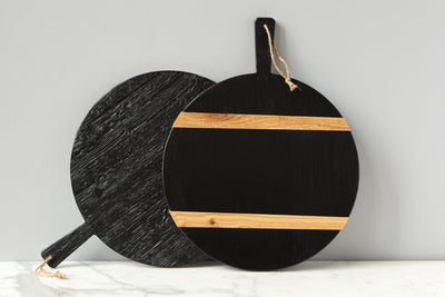 product image for Black Round Mod Charcuterie Board, Medium 68