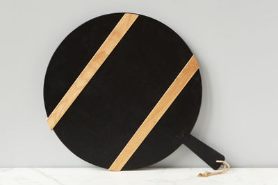 product image of Black Round Mod Charcuterie Board, Medium 542