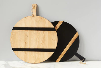 product image for Black Round Mod Charcuterie Board in Various Sizes 10