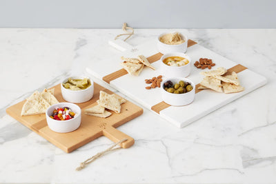 product image for white mod charcuterie board medium design by bd studio une 11 13