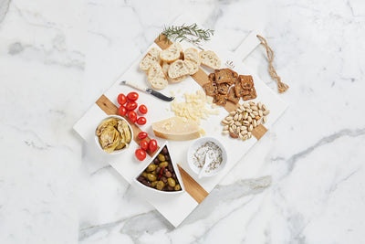product image for white mod charcuterie board medium design by bd studio une 12 54