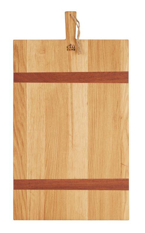 media image for Rectangle Oak Charcuterie Board in Large 286
