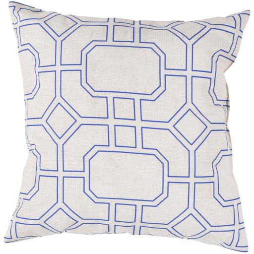 media image for Rain RG-154 Pillow in Dark Blue & Ivory by Surya 266