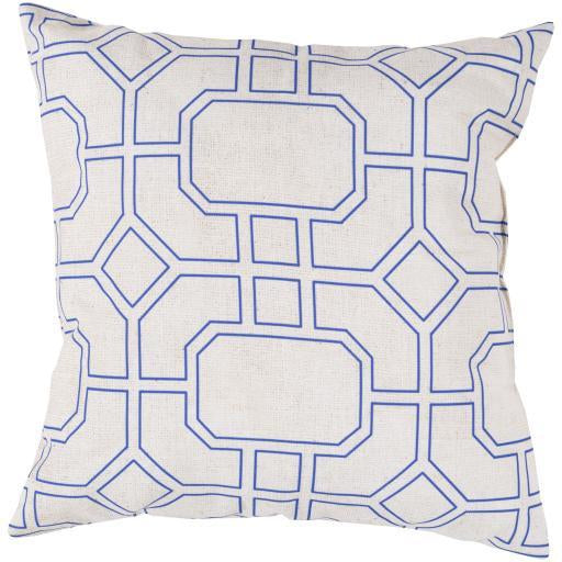 media image for Rain RG-154 Pillow in Dark Blue & Ivory by Surya 214