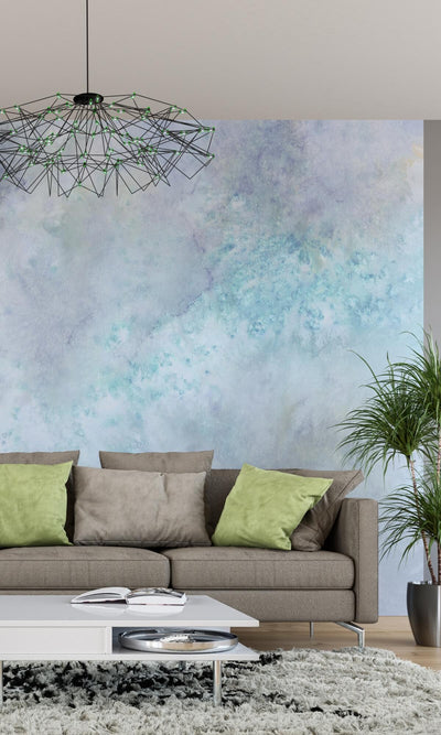 product image for 3-Dimensional Cloud in the Sky Wall Mural in Grey 8