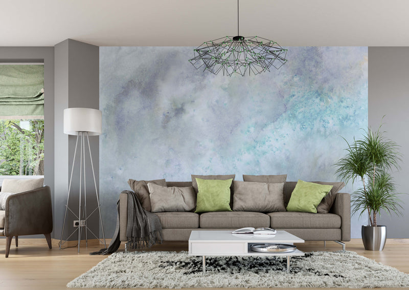 media image for 3-Dimensional Cloud in the Sky Wall Mural in Grey 24