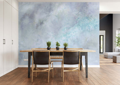 product image for 3-Dimensional Cloud in the Sky Wall Mural in Grey 81