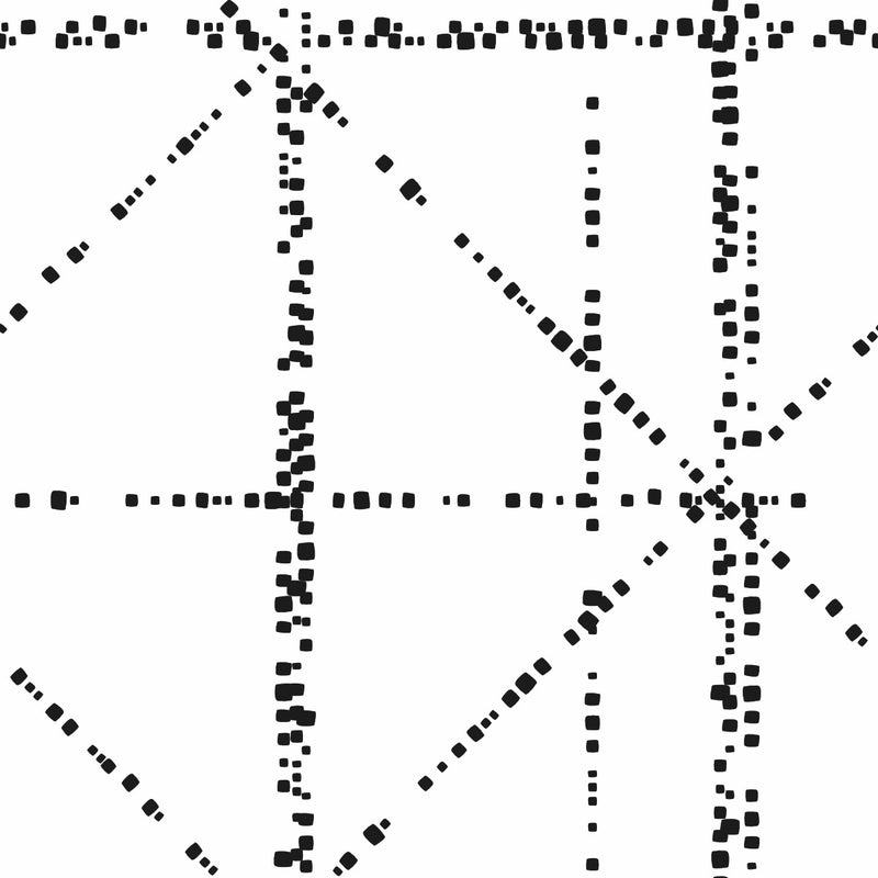 media image for Diamond Grid Specks Black Peel & Stick Wallpaper by York Wallcoverings 258