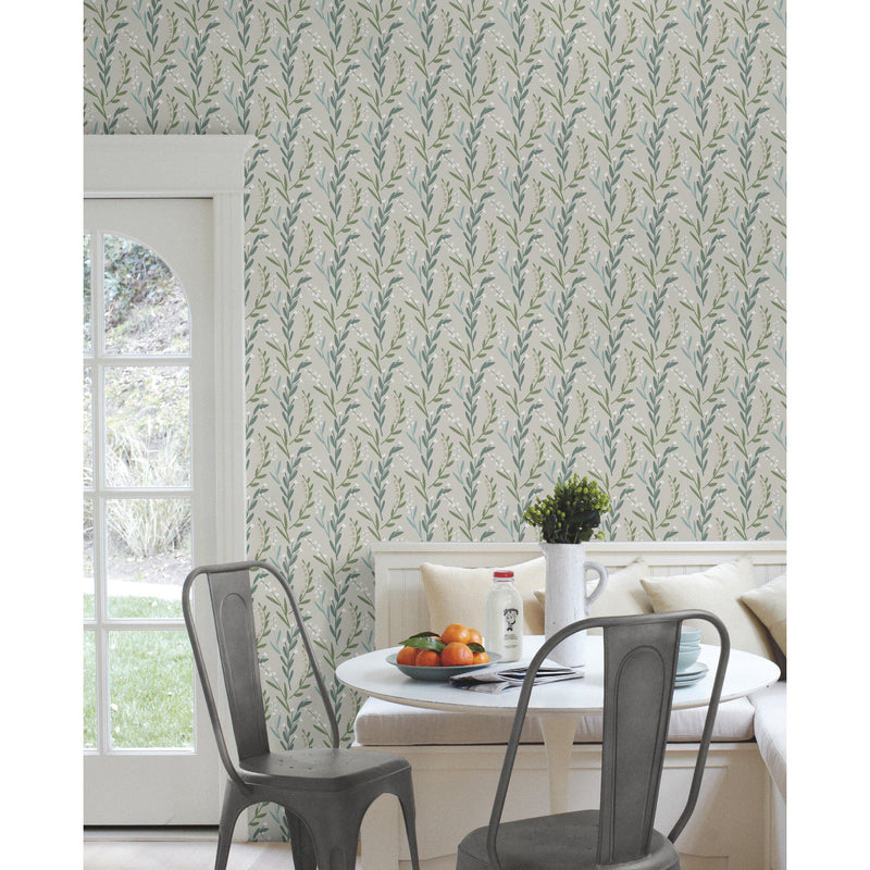 media image for Budding Branches Taupe Peel & Stick Wallpaper by RoomMates for York Wallcoverings 26