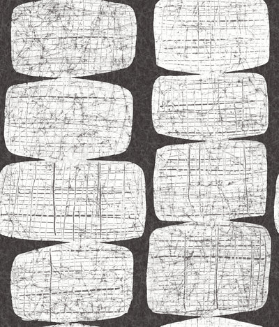 product image for Mid-Century Beads Black Peel & Stick Wallpaper by RoomMates for York Wallcoverings 18