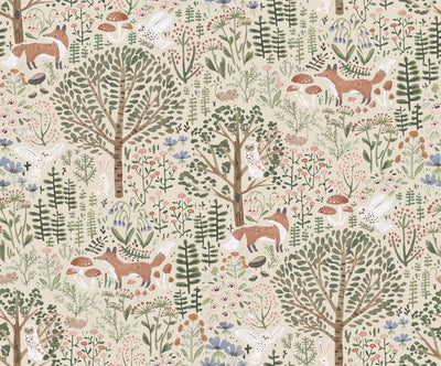 product image of Clara Jean Folklore Forest Wallpaper in Neutral 530