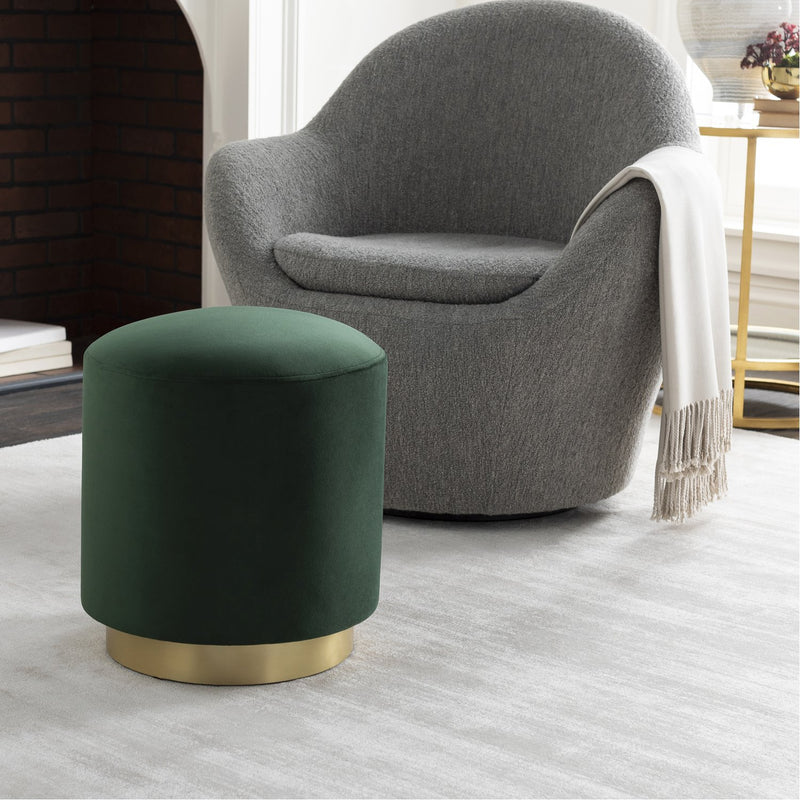 media image for Roxeanne RON-006 Ottoman in Dark Green by Surya 27