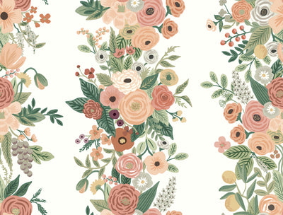 product image for Garden Party Trellis Wallpaper in Burgundy Multi from the Rifle Paper Co. 2nd Edition by York Wallcoverings 50