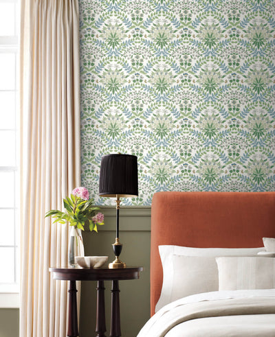 product image for Bramble Wallpaper in Blue/Green from the Rifle Paper Co. 2nd Edition by York Wallcoverings 28