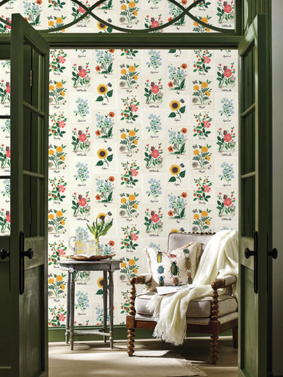 product image for Botanical Prints Wallpaper in White from the Rifle Paper Co. 2nd Edition by York Wallcoverings 82