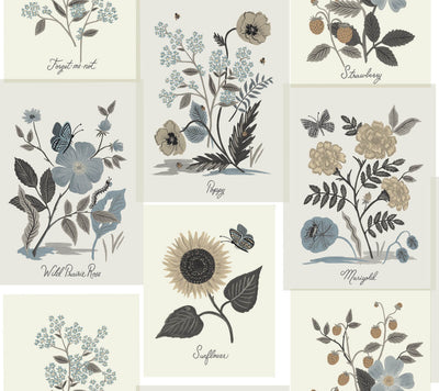 product image of Botanical Prints Wallpaper in Linen from the Rifle Paper Co. 2nd Edition by York Wallcoverings 534