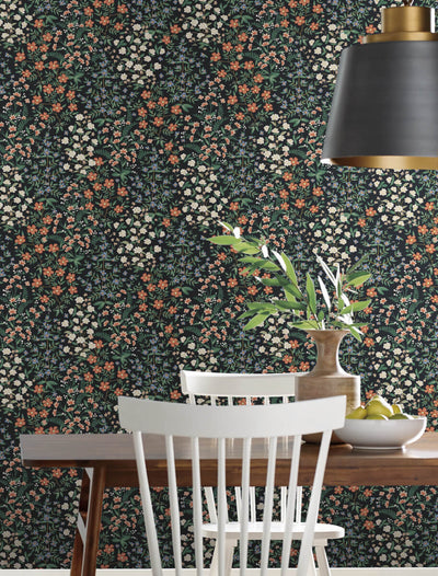 product image for Wildwood Garden Wallpaper in Black from the Rifle Paper Co. 2nd Edition by York Wallcoverings 23