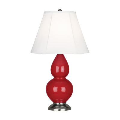 product image for ruby red glazed ceramic double gourd accent lamp by robert abbey ra rr10 3 11