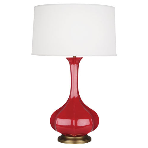 media image for pike 32 75h x 11 5w table lamp by robert abbey 25 261