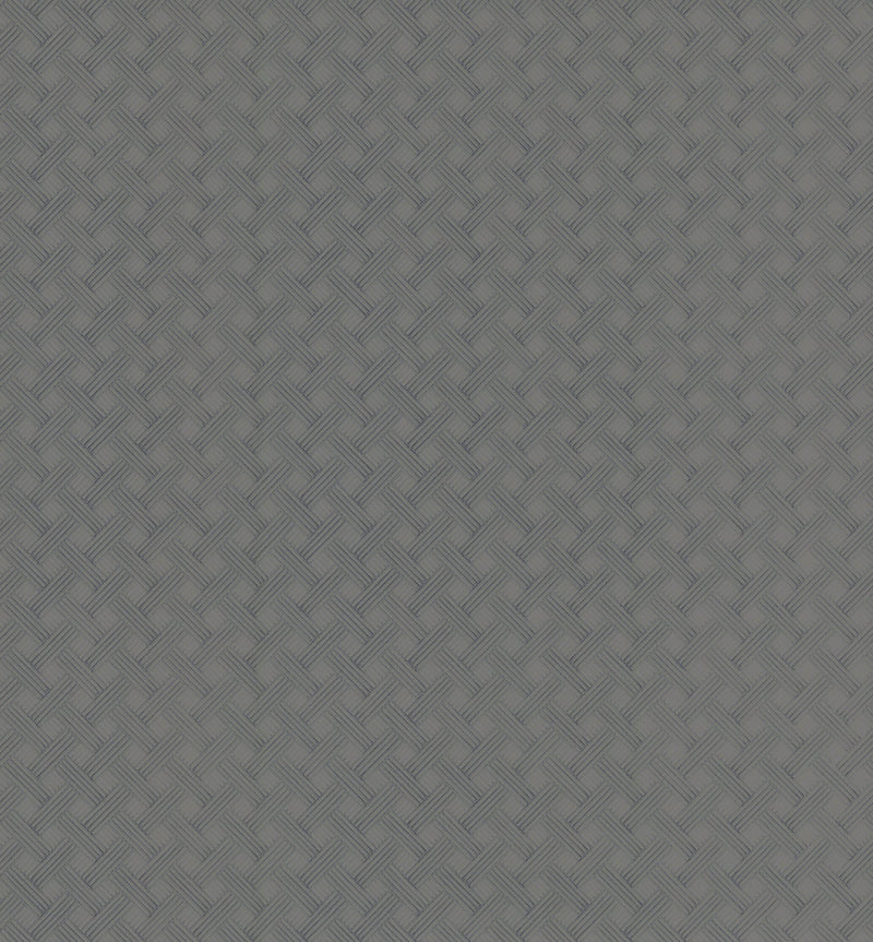 media image for Wickwork Graphite Wallpaper from the Industrial Interiors III Collection 26