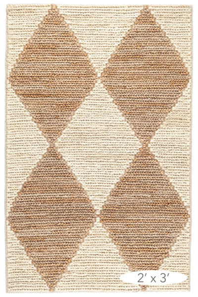 product image for harwich natural woven jute rug by annie selke da1156 258 5 76