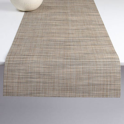 product image for mini basketweave table runner by chilewich 100133 002 14 86