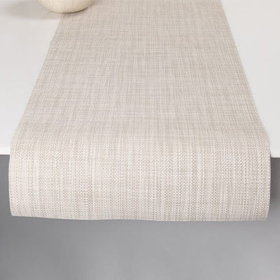 product image for mini basketweave table runner by chilewich 100133 002 16 3
