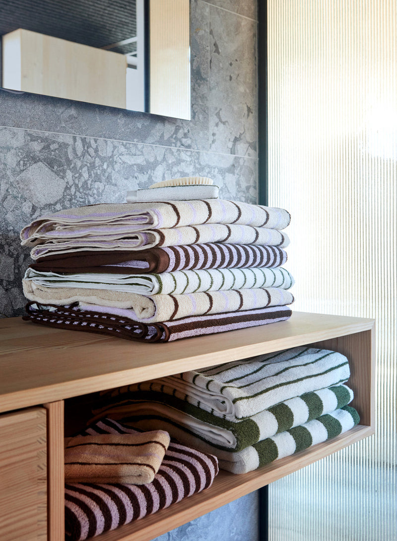 media image for raita towel mini green offwhite 2 250