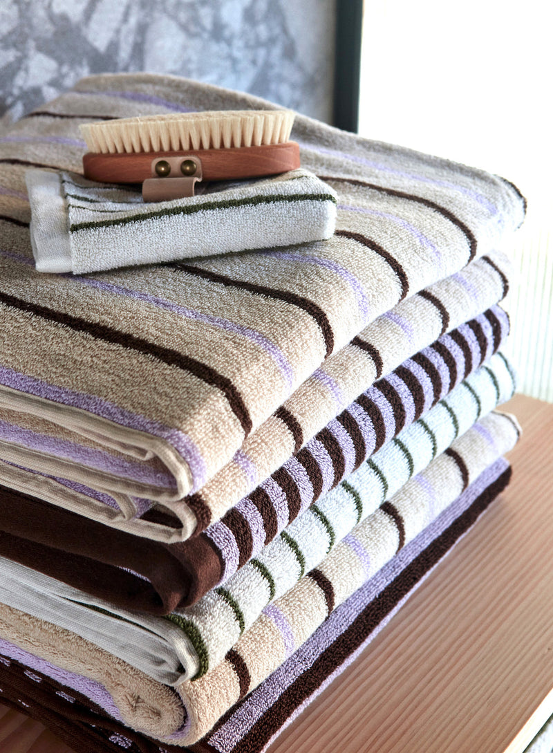 media image for raita towel mini purple clay brown 2 232