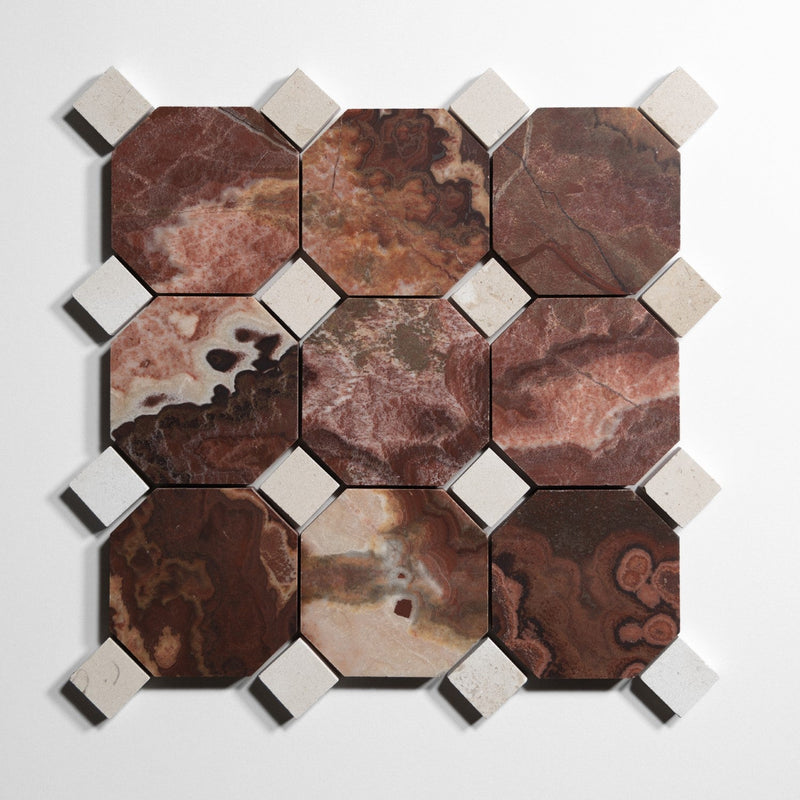 media image for red onyx 4 octagon by burke decor ro4oct sg 1 230