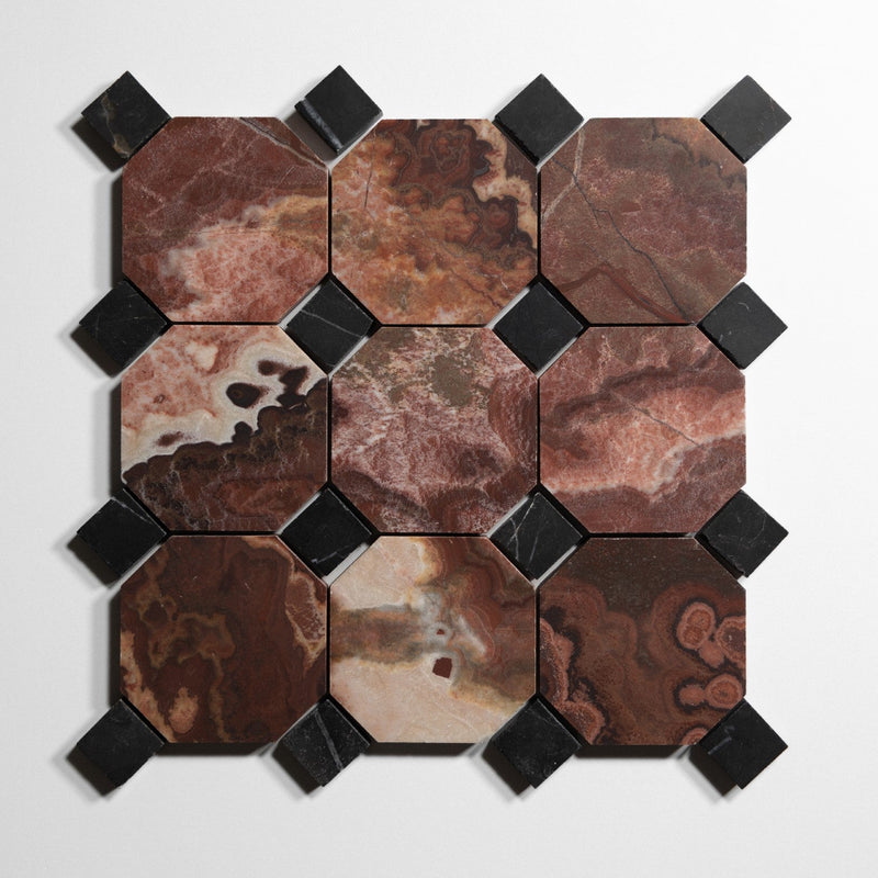 media image for red onyx 4 octagon by burke decor ro4oct sg 7 225