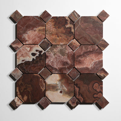 product image for Red Onyx Accent Red Onyx Tile Sample 10
