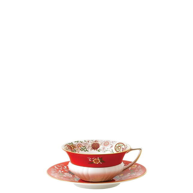 media image for Wonderlust Teacup & Saucer Set by Wedgwood 240