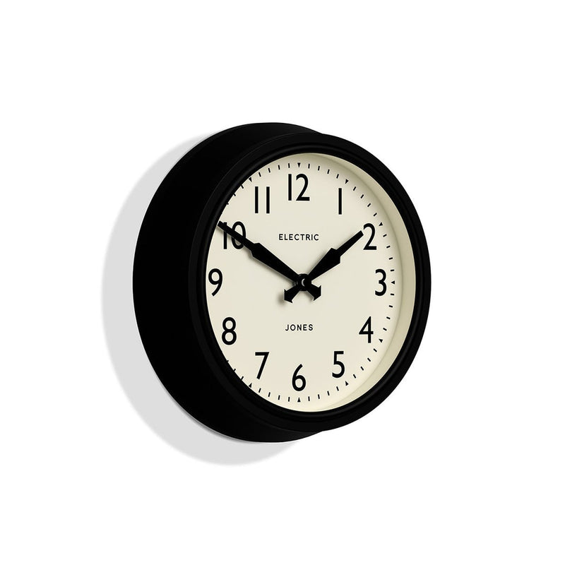 media image for Jones Telecom Wall Clock in Black 267