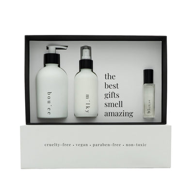 product image for the layering gift set in various scents by riddle oil 2 73