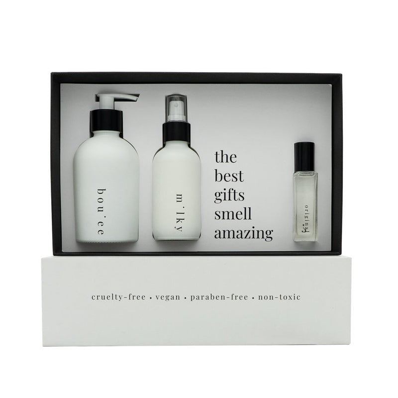 media image for the layering gift set in various scents by riddle oil 2 250