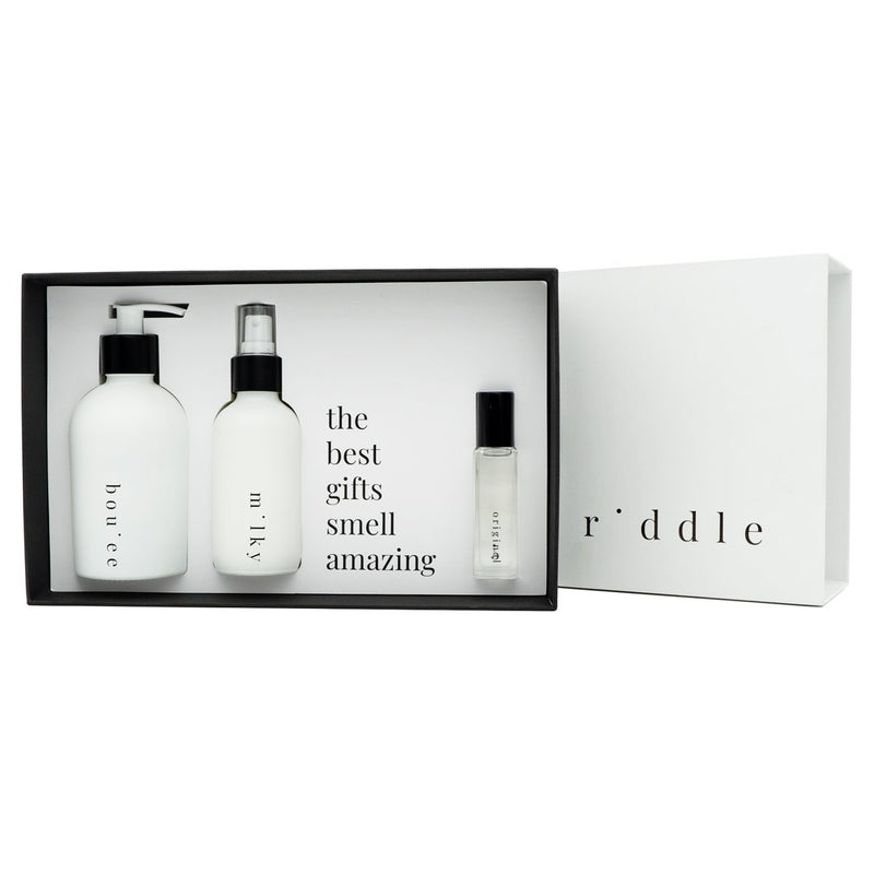 media image for the layering gift set in various scents by riddle oil 1 241