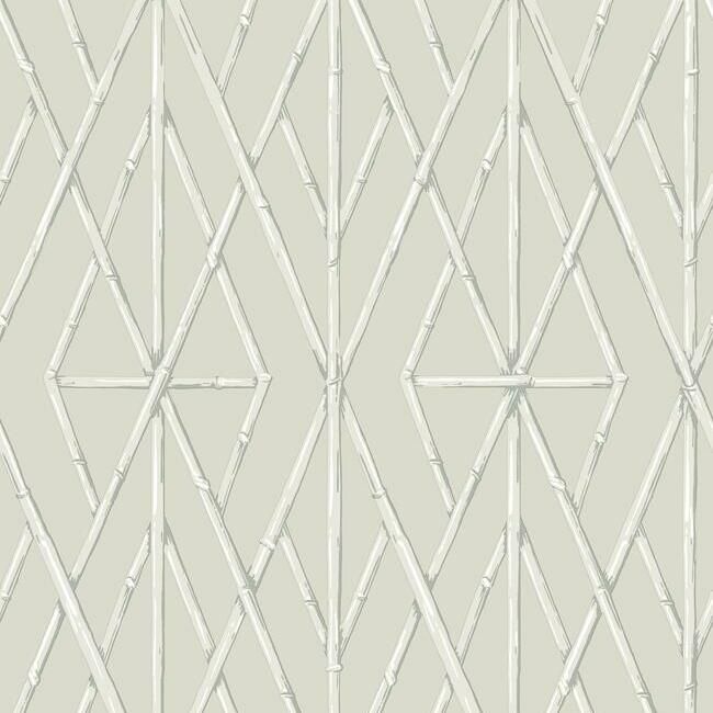 media image for Riviera Bamboo Trellis Wallpaper in Sand from the Water& 235