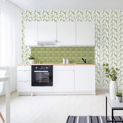 product image for Olive Drupe Green/Black Wallpaper from the Just Kitchens Collection by Galerie Wallcoverings 76