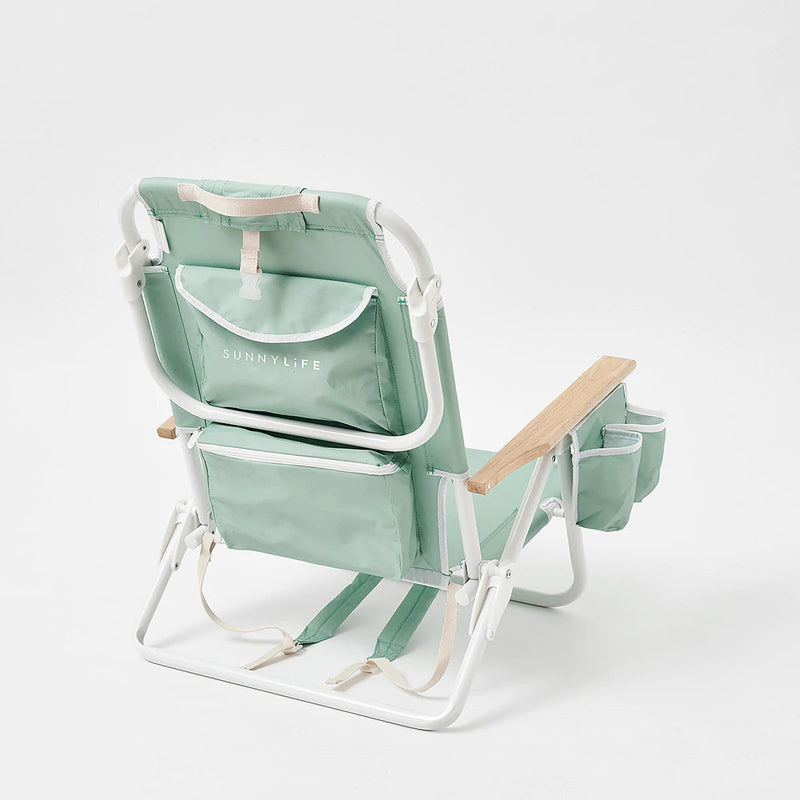 media image for Deluxe Beach Chair Sage 232