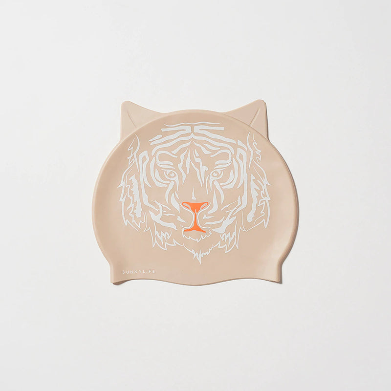 media image for swimming cap tully tiger by sunnylife s2vcapmm 1 265